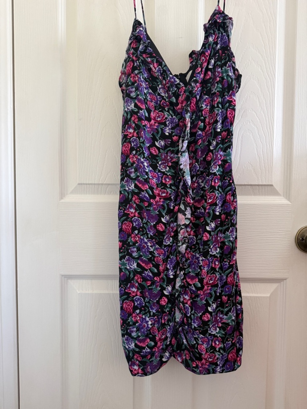 Astr Floral Slip Floral Dress (Size L)